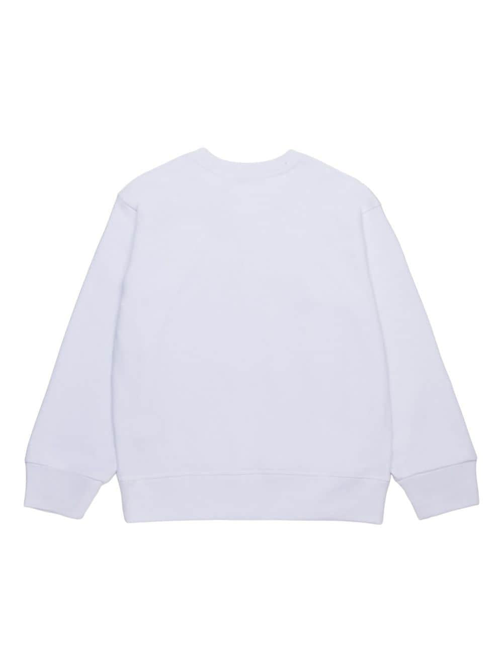 Dsquared2 Felpa Slouch Fit Icon Bianca