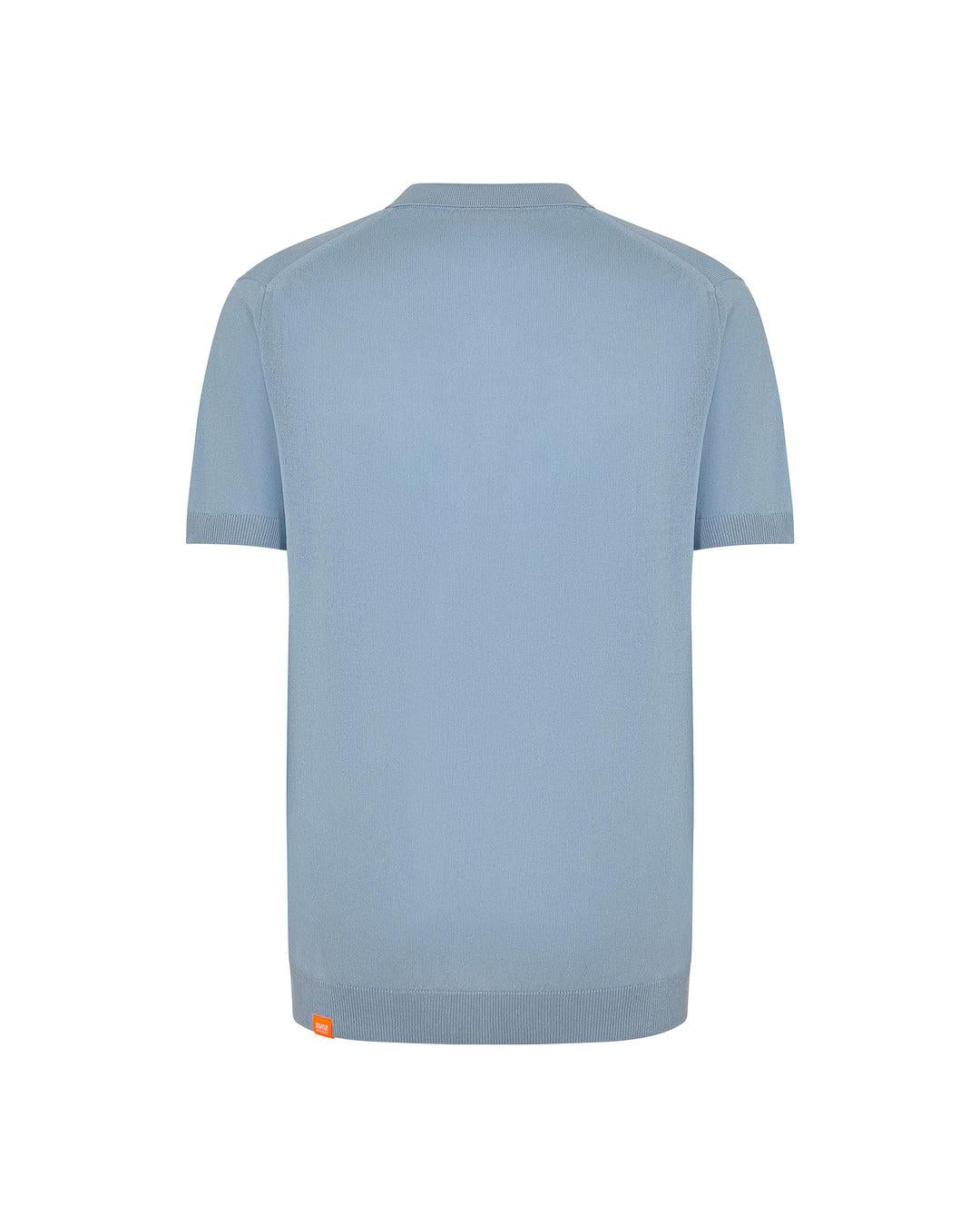 Polo in Tricot Suns Uomo Moris Tricot PLS51008U Sky