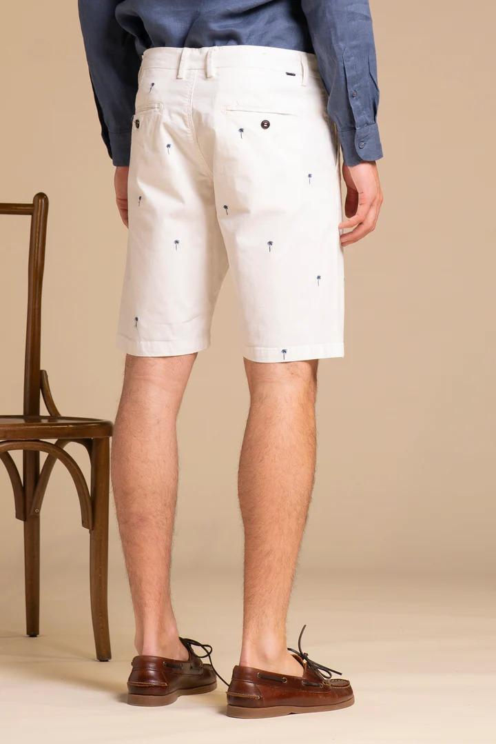 IMPURE IM25SSBMREYPALMS-GABC24EMBROIDERY WHITE