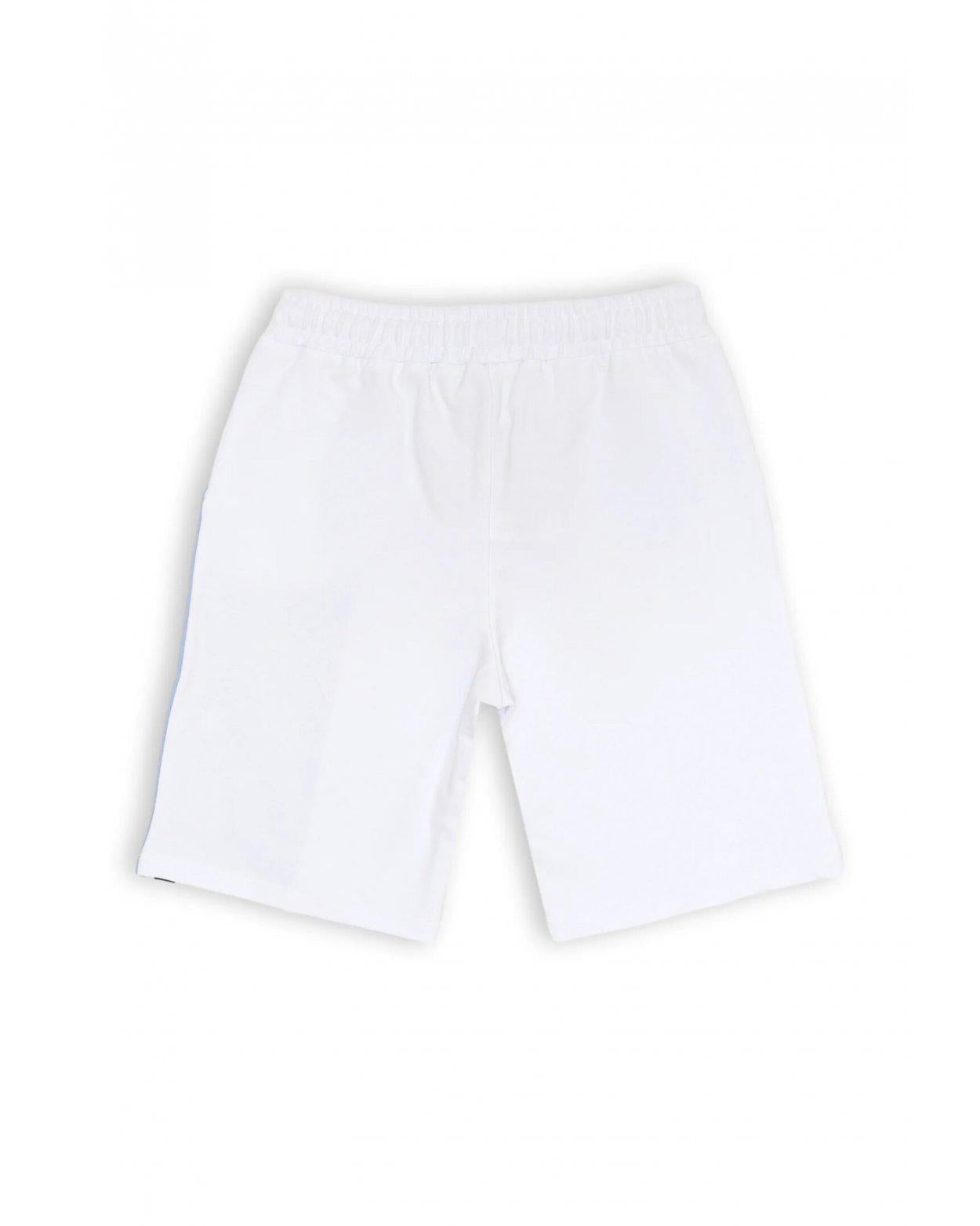 Completo Iceberg blu e bianco bambino estate 2025 con stampa logo a contrasto
