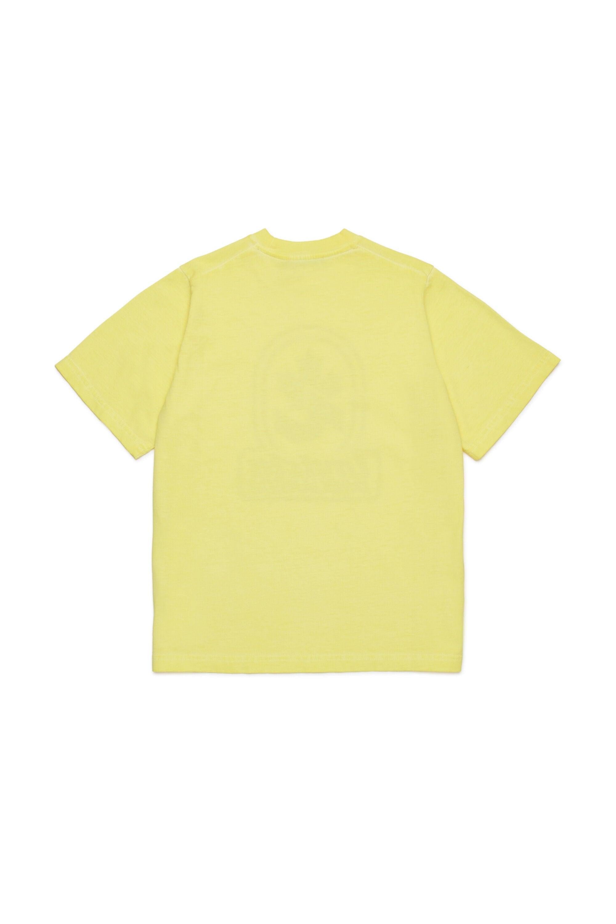 Dsquared2 T-Shirt Invicta X D2 Slouch Fit Gialla