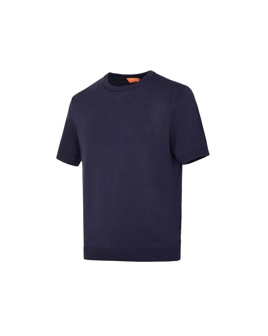 Maglia in Tricot Suns Uom Graminia Trico MGS51002U Dark Blue