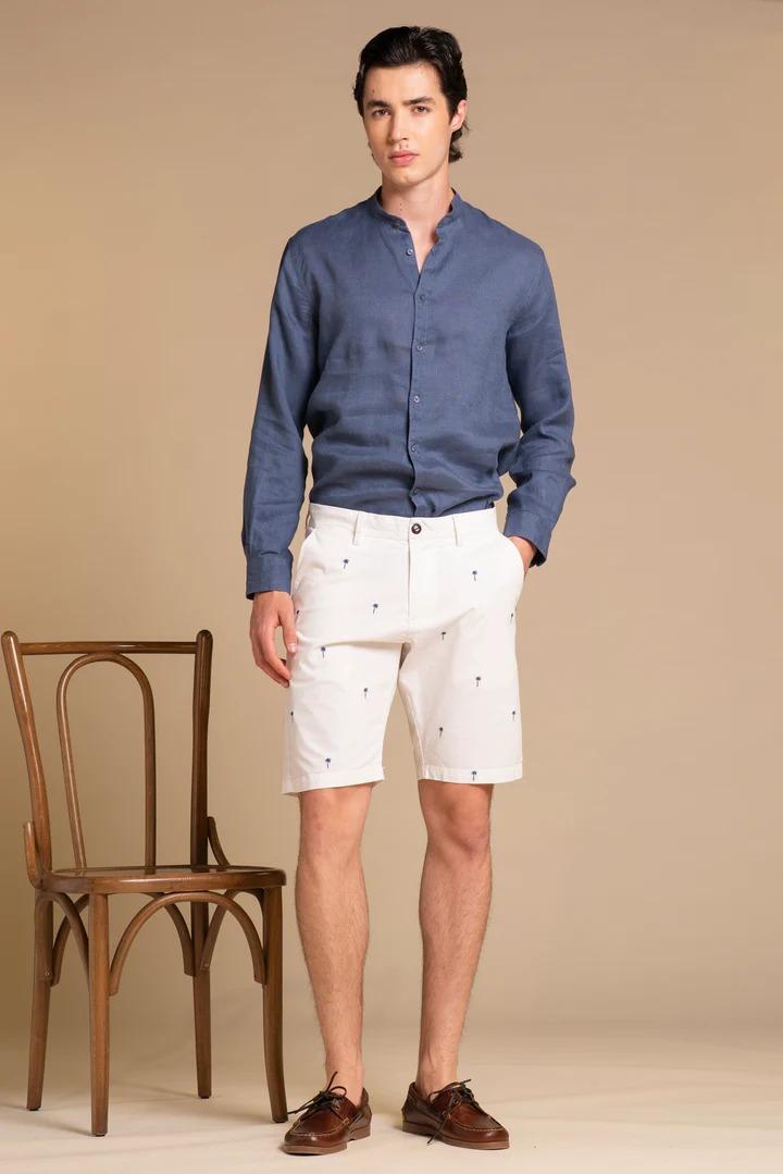 Bermuda Impure chino short comf. twill stretch White