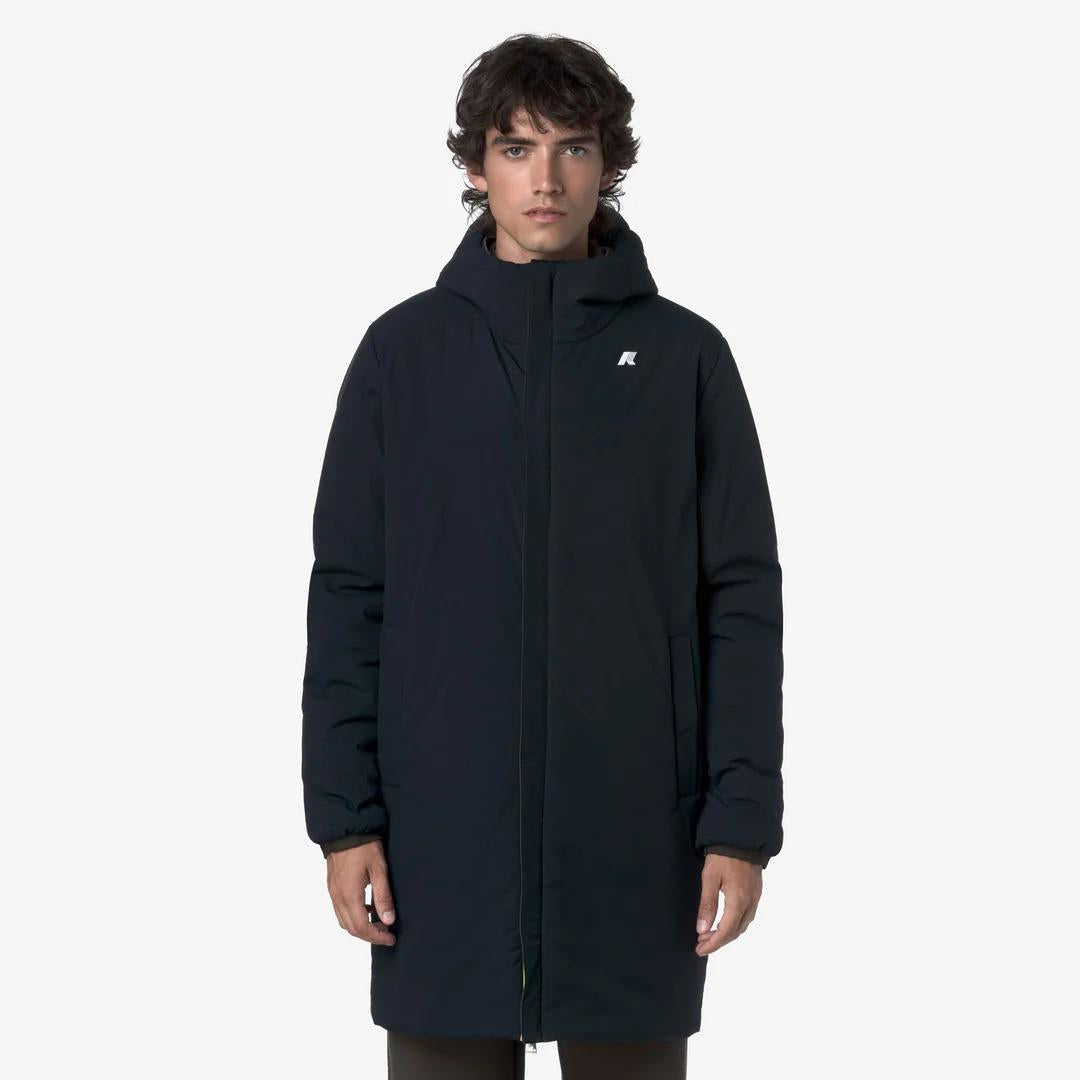 JACOB ST WARM REVERSIBLE<BR/>BLACK OLIVE-BLUE DEPTH K6128WW B3A K-WAY