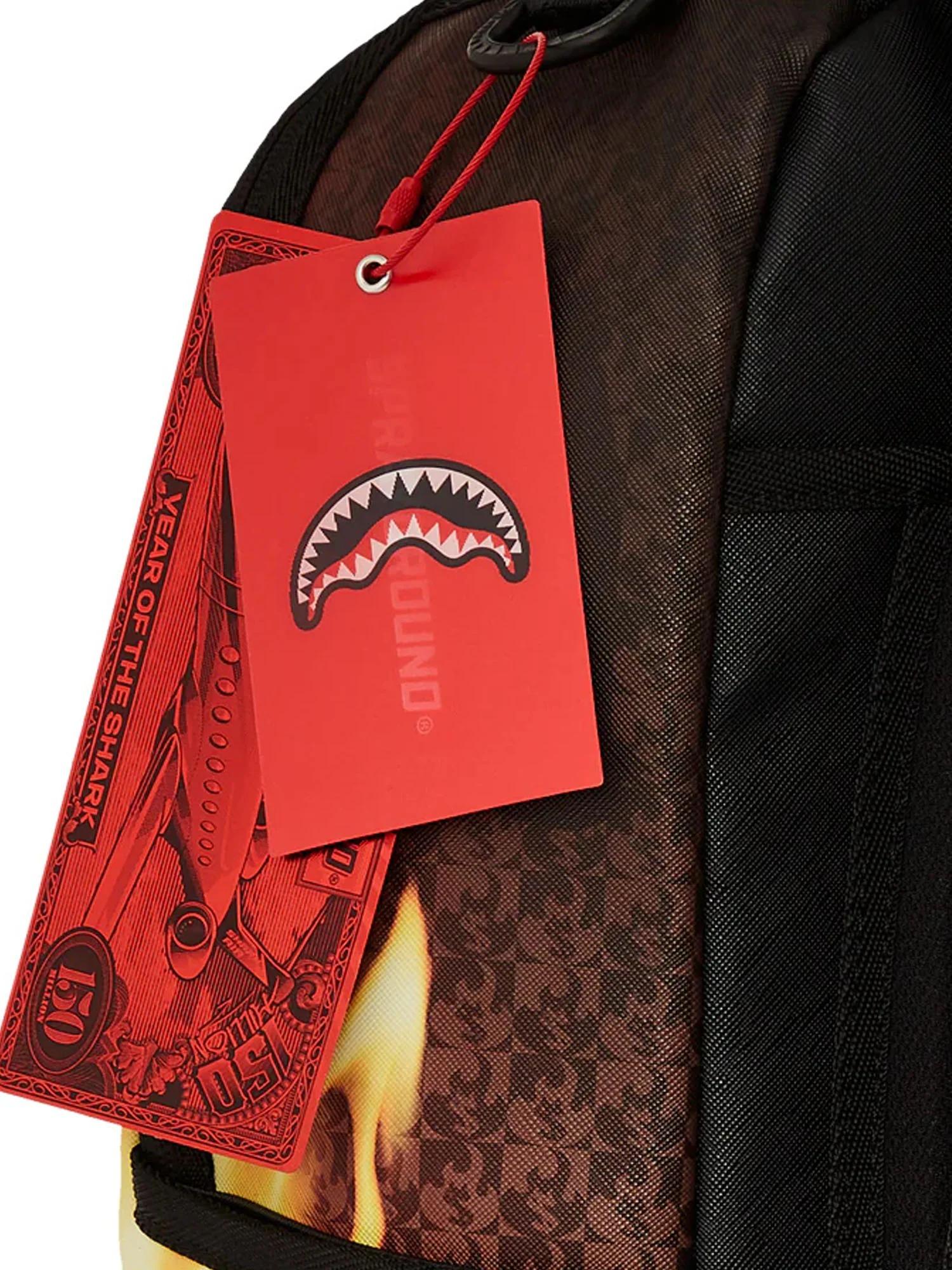 ZAINO DIABLO FIRE TEAR DLXSV BACKPACK SPRAYGROUND 910B7548NSZ BLACK SPRAYGROUND