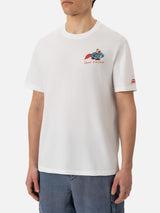 T-shirt Man In Cotone con Ricamo Uomo d'Acciaio | SUPERMAN SPECIAL EDITION TSHM001 04967H MC2 SAINT BARTH