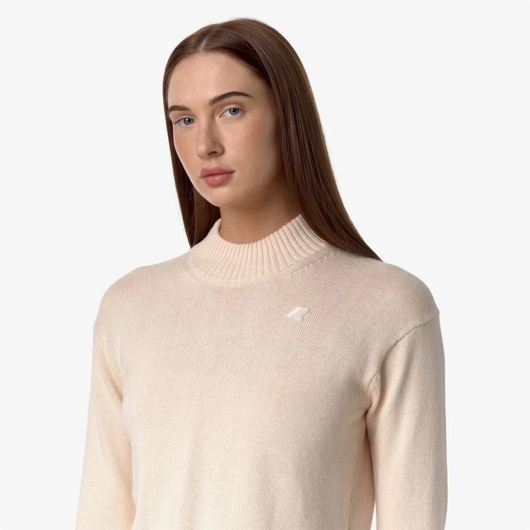 AGATA COTTON CASHMERE<BR/>PINK DIRTY MELANGE K81341W KA0 K-WAY