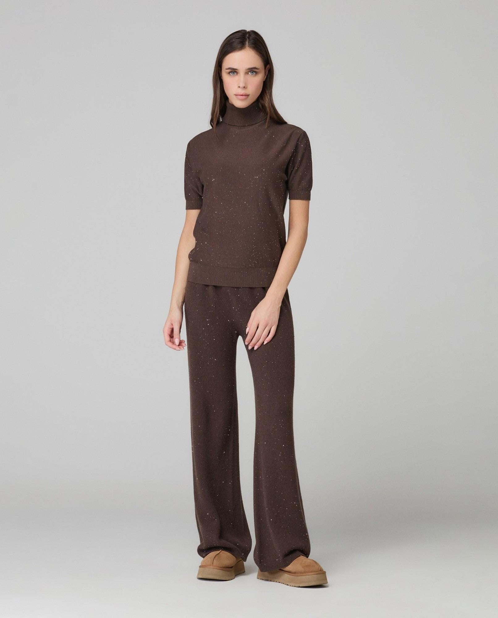 Dolcevita Mezza Manica Con Paillettes Moro HINNOMINATE HMABW02312-MTTM0001 MA03 HINNOMINATE