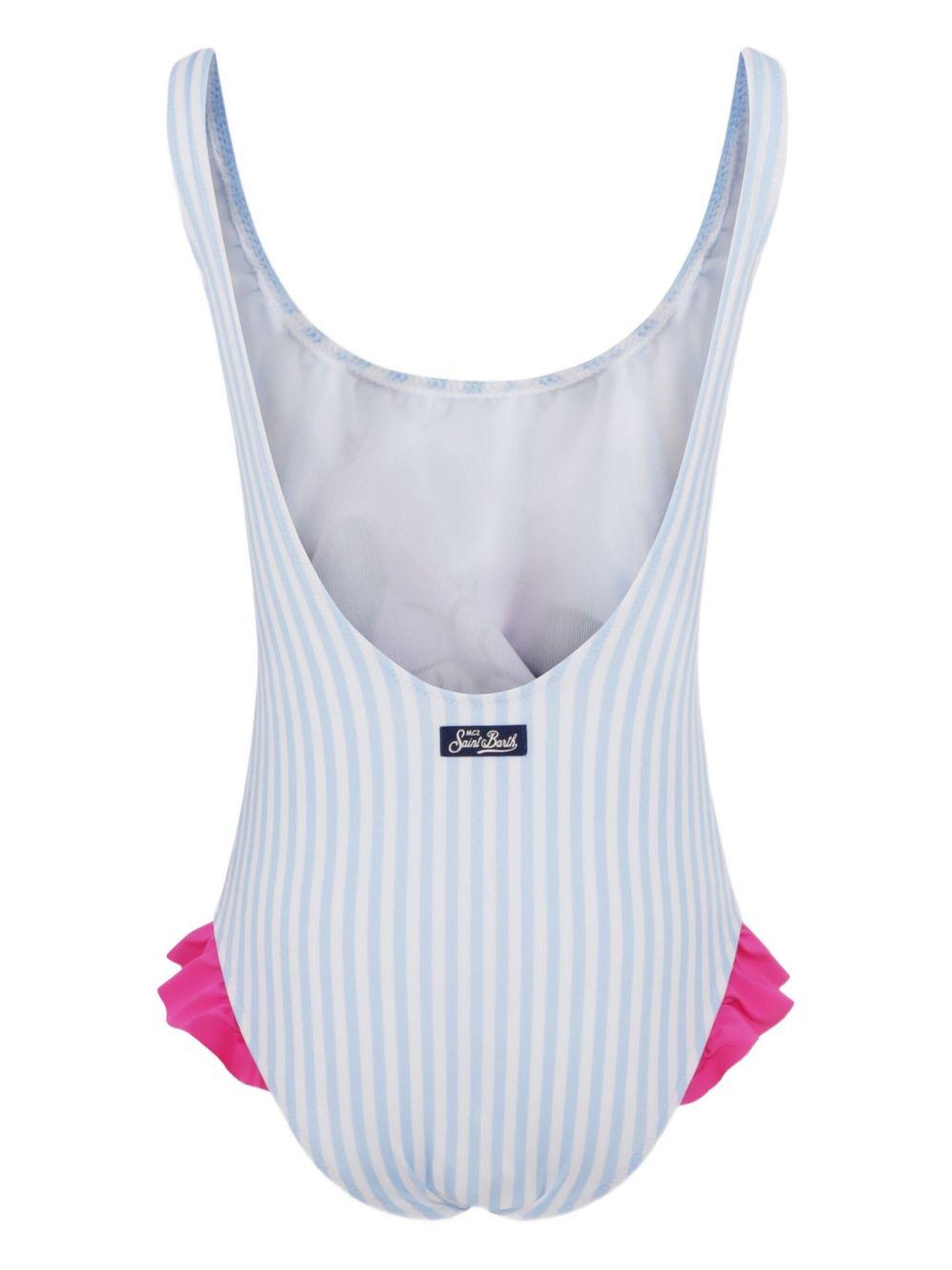 MC2 Saint Barth Kids Costume Intero Tiana Minnie Stripes