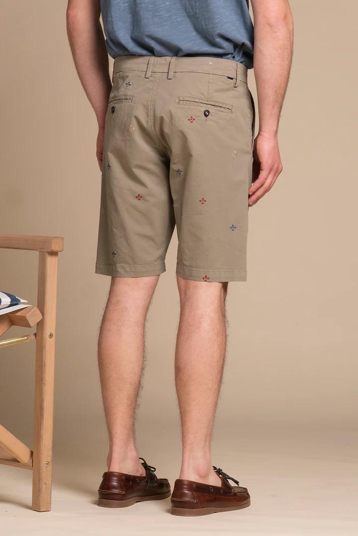 Bermuda Impure chino short comf. twill stretch salvia