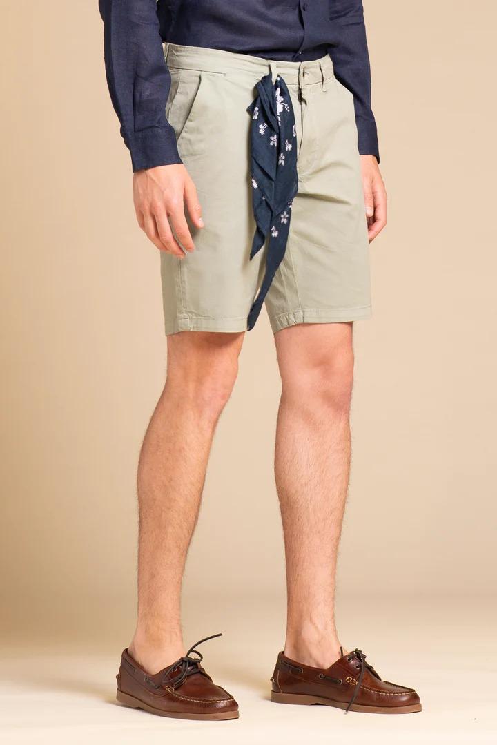 Bermuda Impure chino short comf. twill stretch salvia