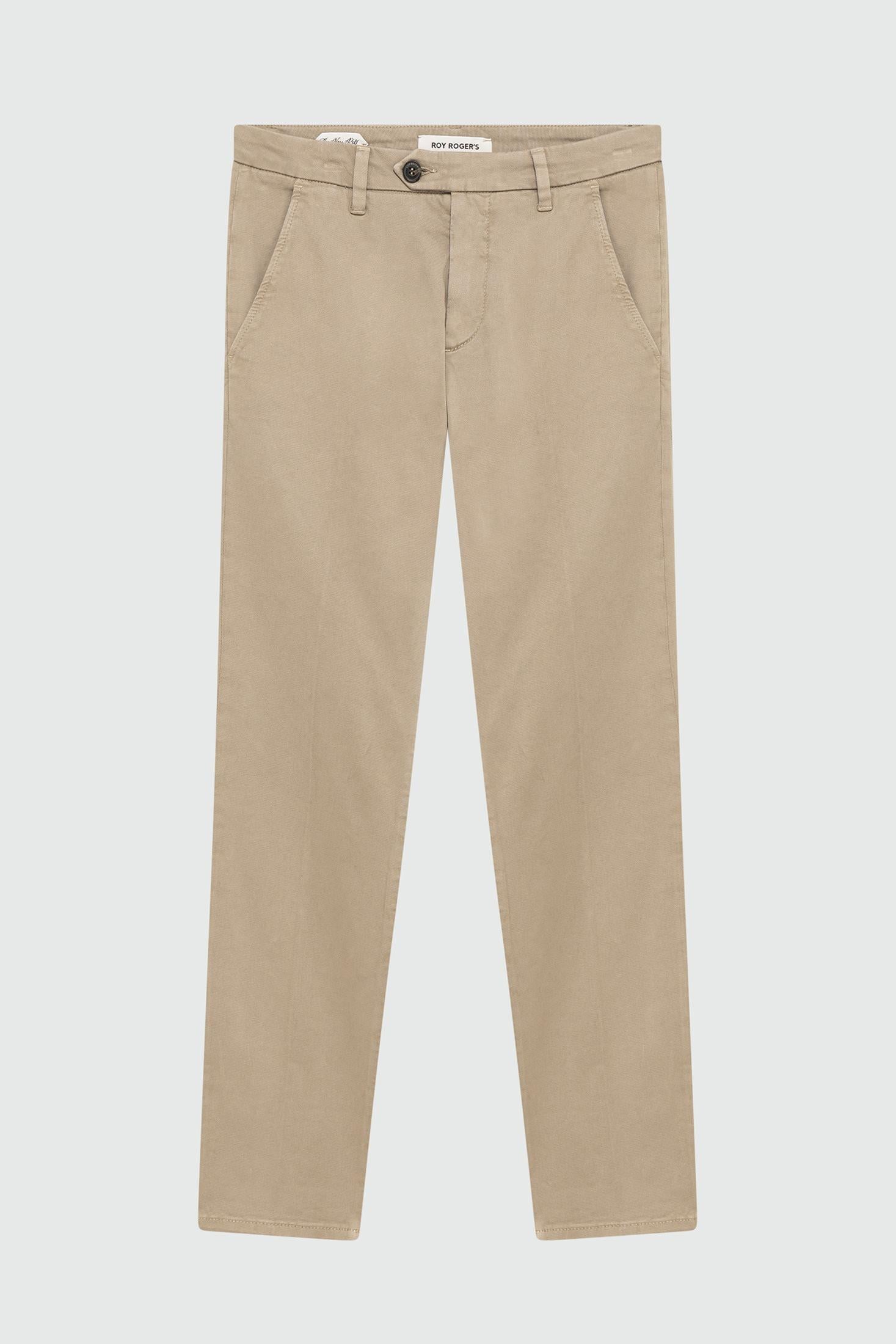 ROY ROGER'S PANTALONE NEW ROLF IN GABARDINA NUT RRU013C8700112 C0234 ROY ROGER'S