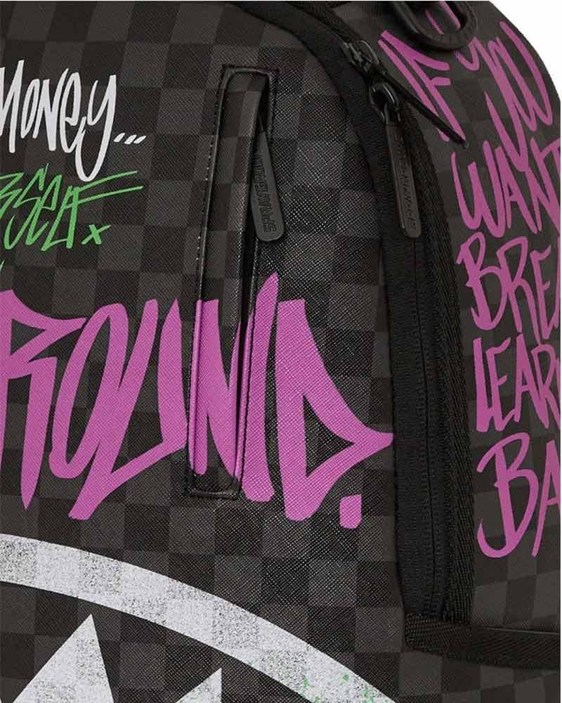 SPRAYGROUND ZAINO SPRAY POETRY NEW VERSION DLXV BACKPACK 910B7783NSZ BLACK SPRAYGROUND