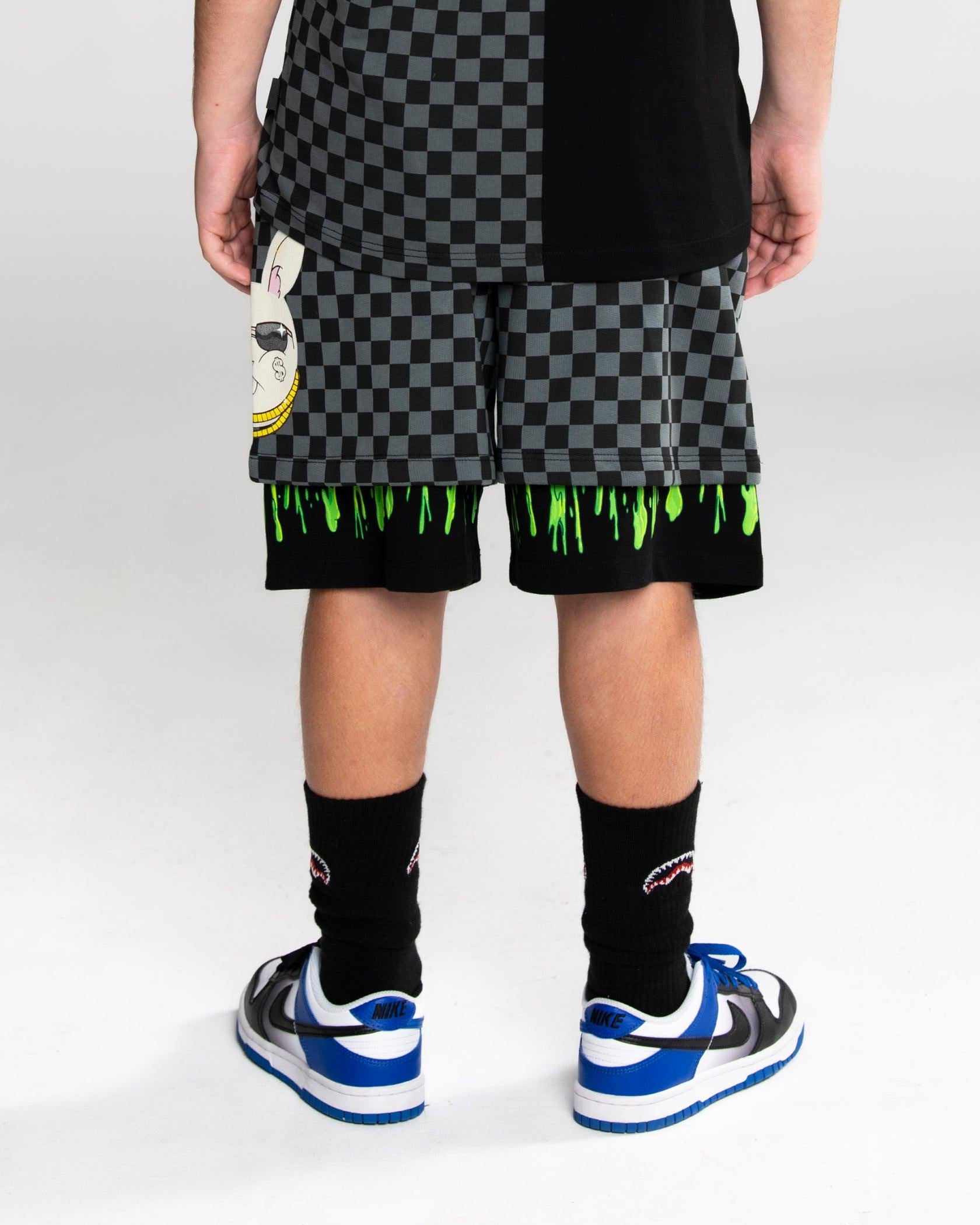 SPLATTER BUNNY DOUBLE SHORTS