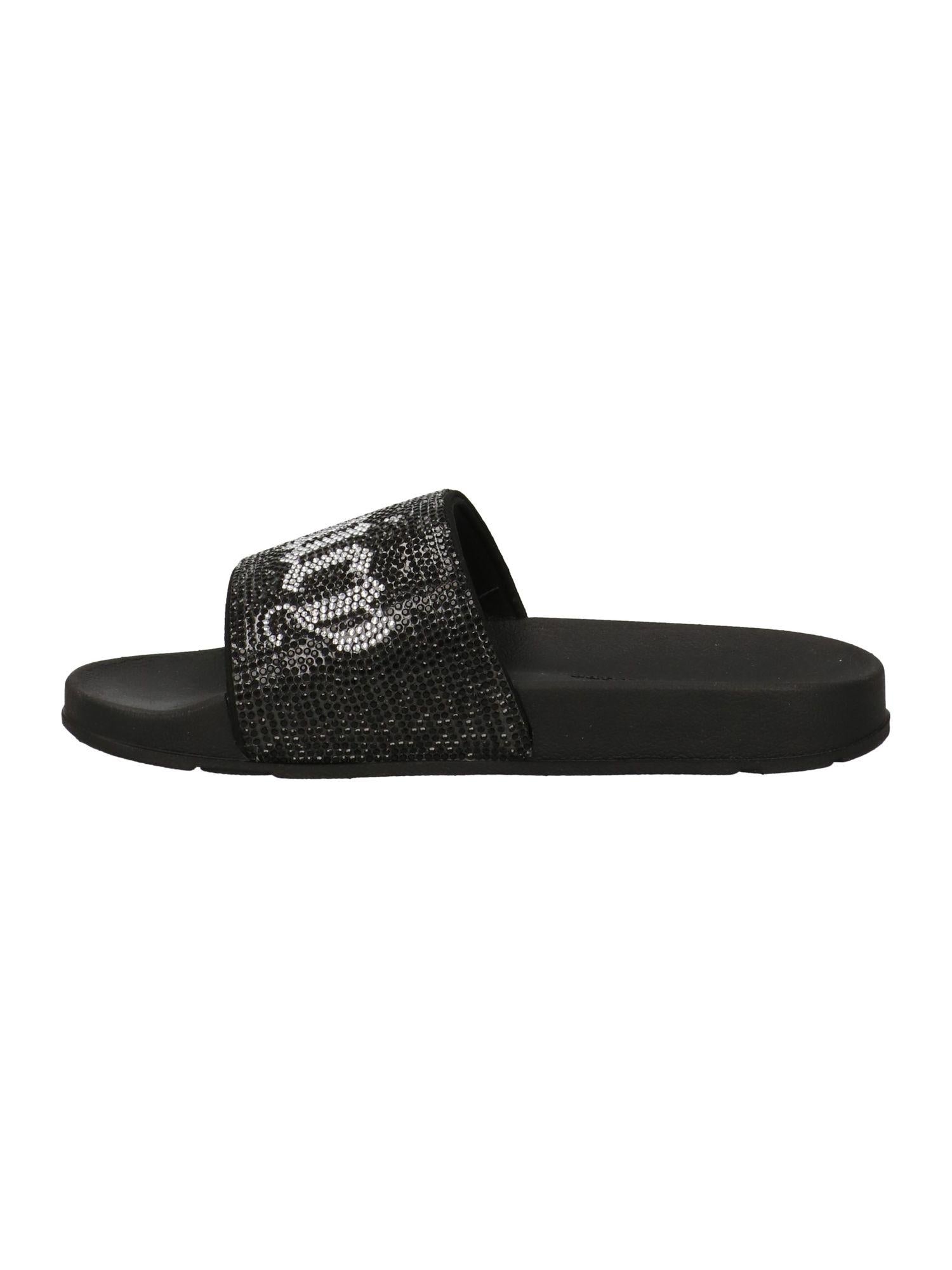 Ciabatta Slider Juicy Couture PEJDN2228WMA da donna nera.