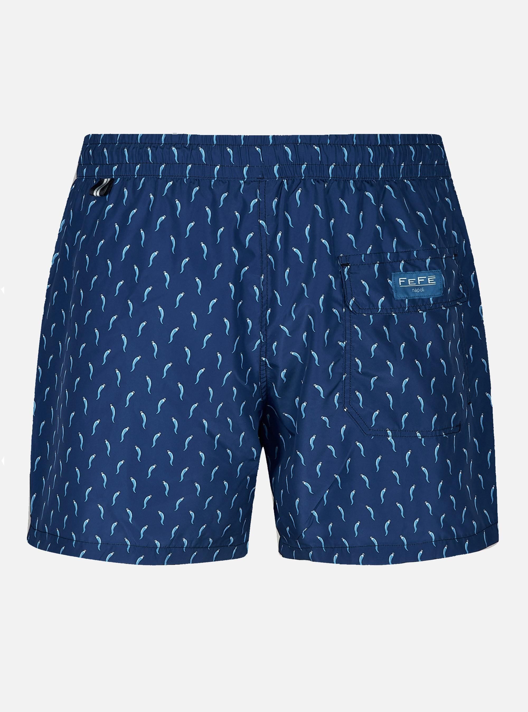 Costume Fefé uomo stampa cornetto sky blu