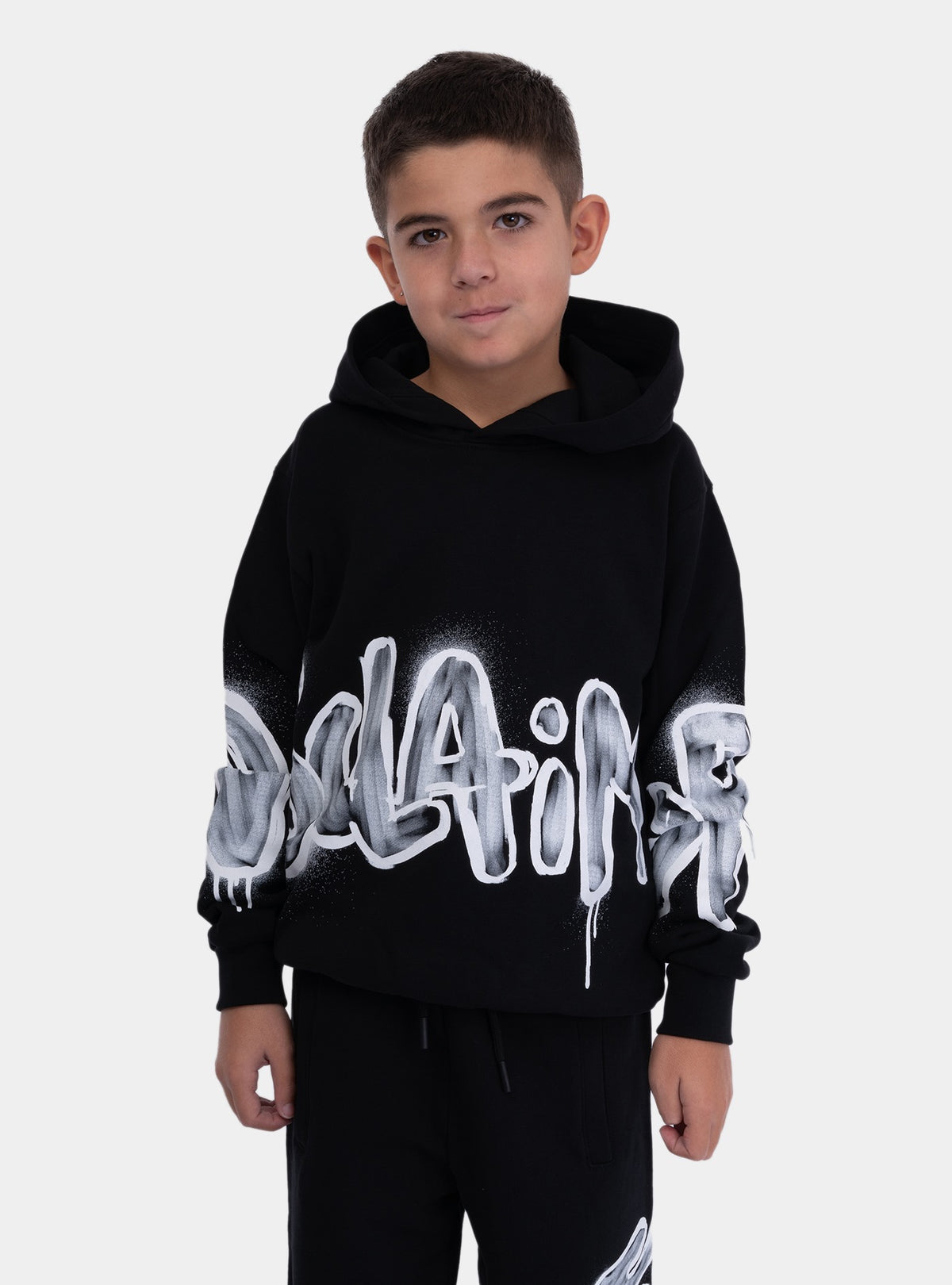 Felpa Bambino Felpa Disclaimer Nera DISCLAIMER Felpa Con Cappuccio