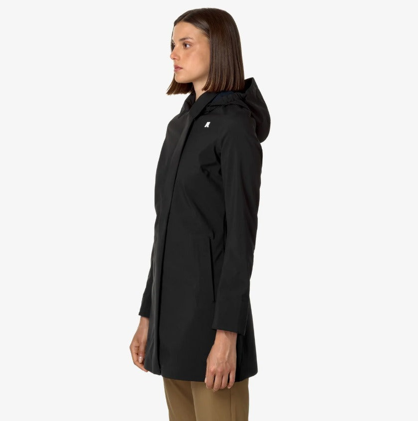 k way mathy bonded black pure blue depht giubbino k2148bw a3c