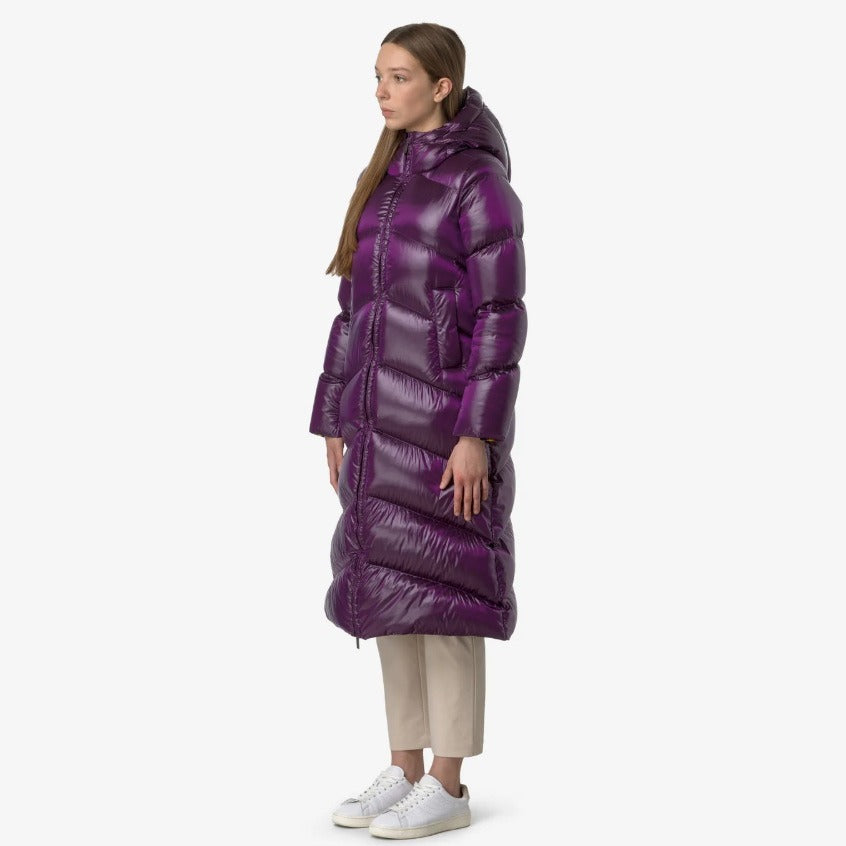 k way neivel crystal chintz thermo heavy violet dk purple chintz giubbino k8138ew arh