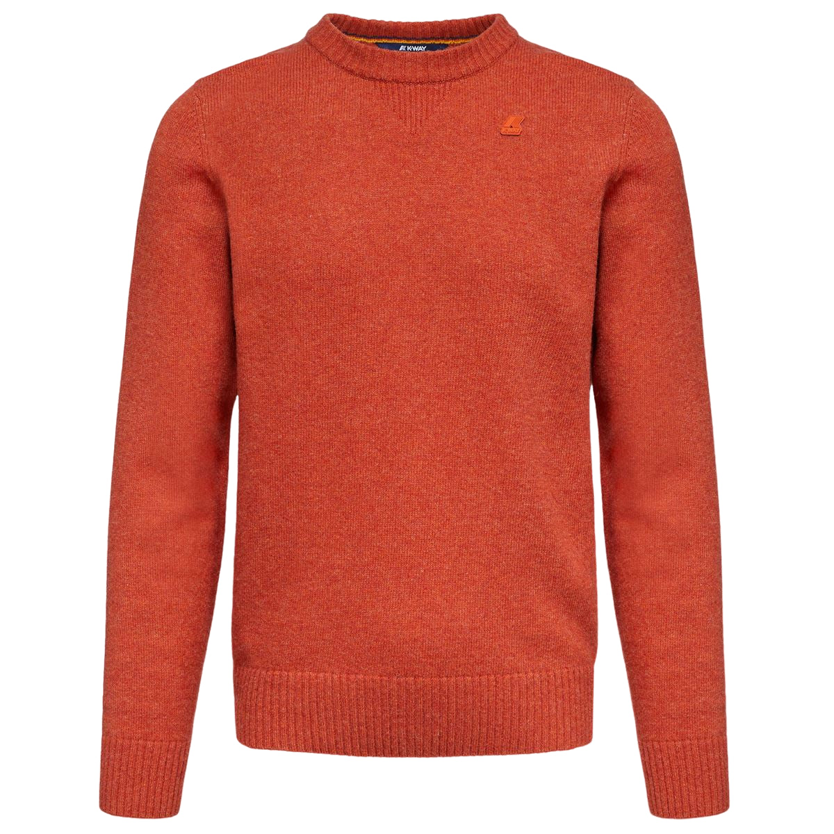 k way sebastian lambswool orange pumpkin maglia k2112pw wgq