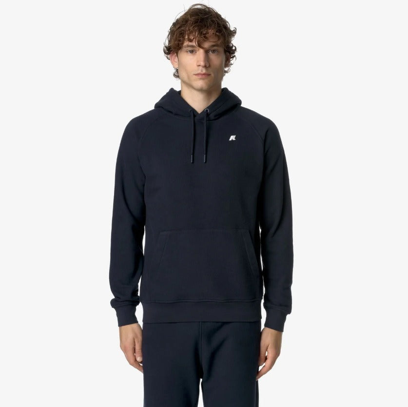 k way alban heavy fleece blue depht felpa k8133jw k89