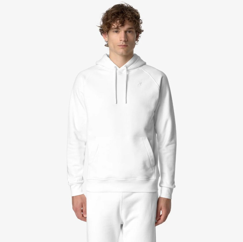 k way alban heavy fleece white gardenia felpa k8133jw x42