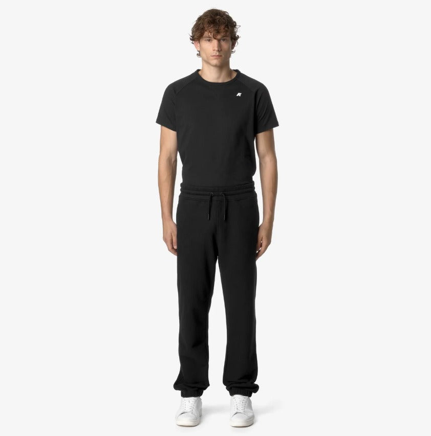 k way mickyel heavy fleece black pure pantaloni k2126lw usy