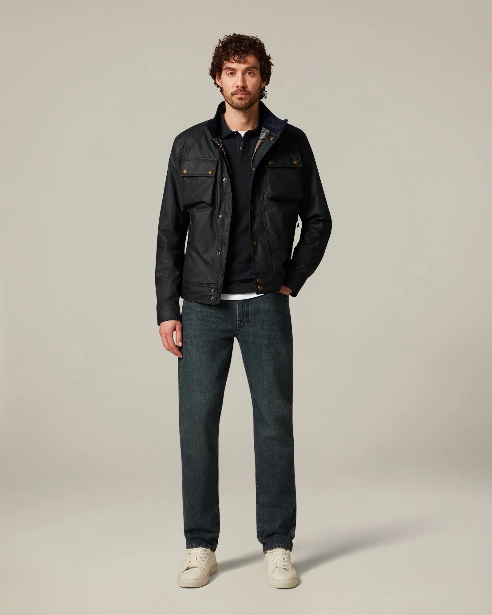 BELSTAFF GIACCA RACEMASTER ICON NERO BL105306 BLACK BELSTAFF 