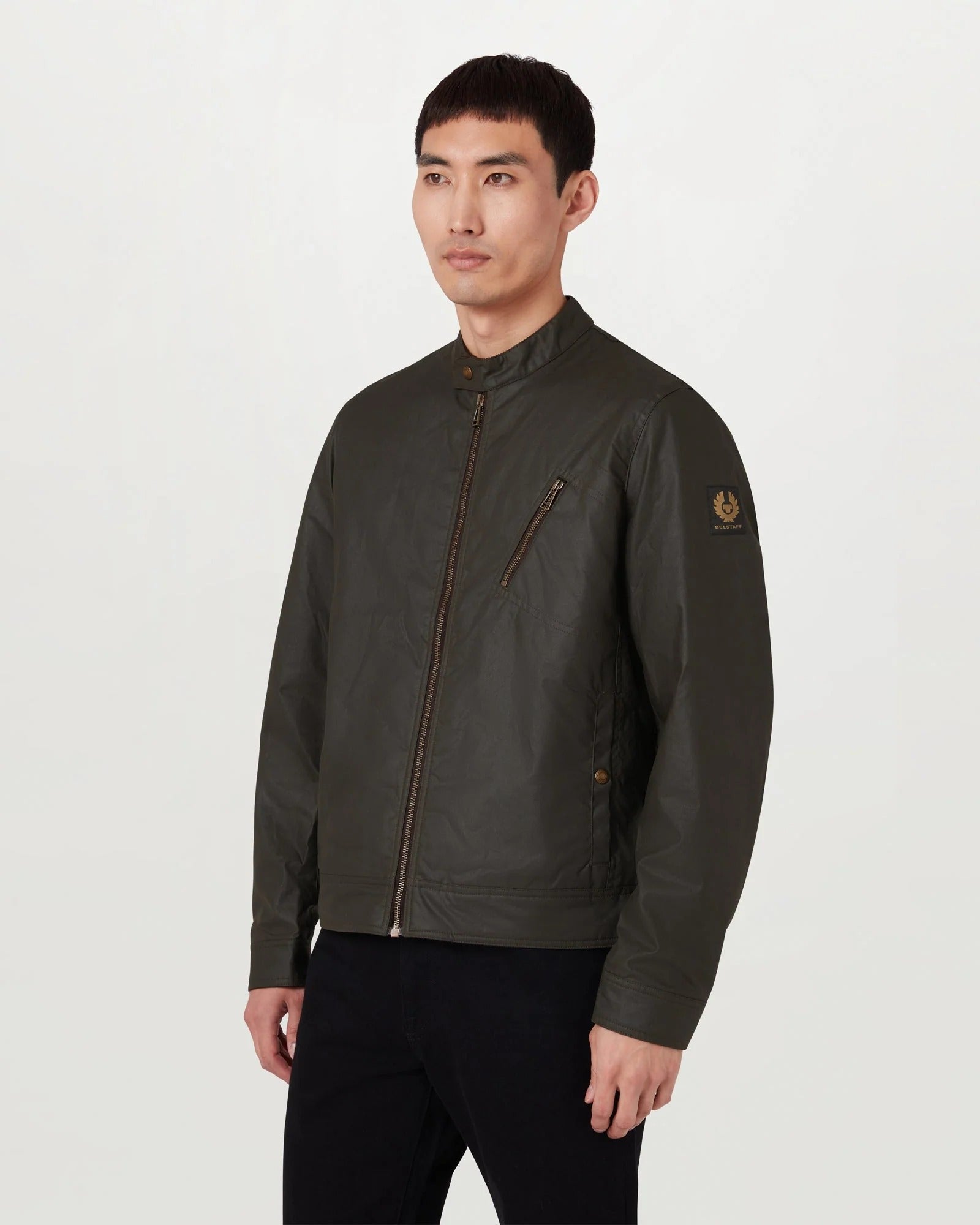 BELSTAFF GIACCA SIDELINE OLIVA BL105803 FDOLI BELSTAFF 
