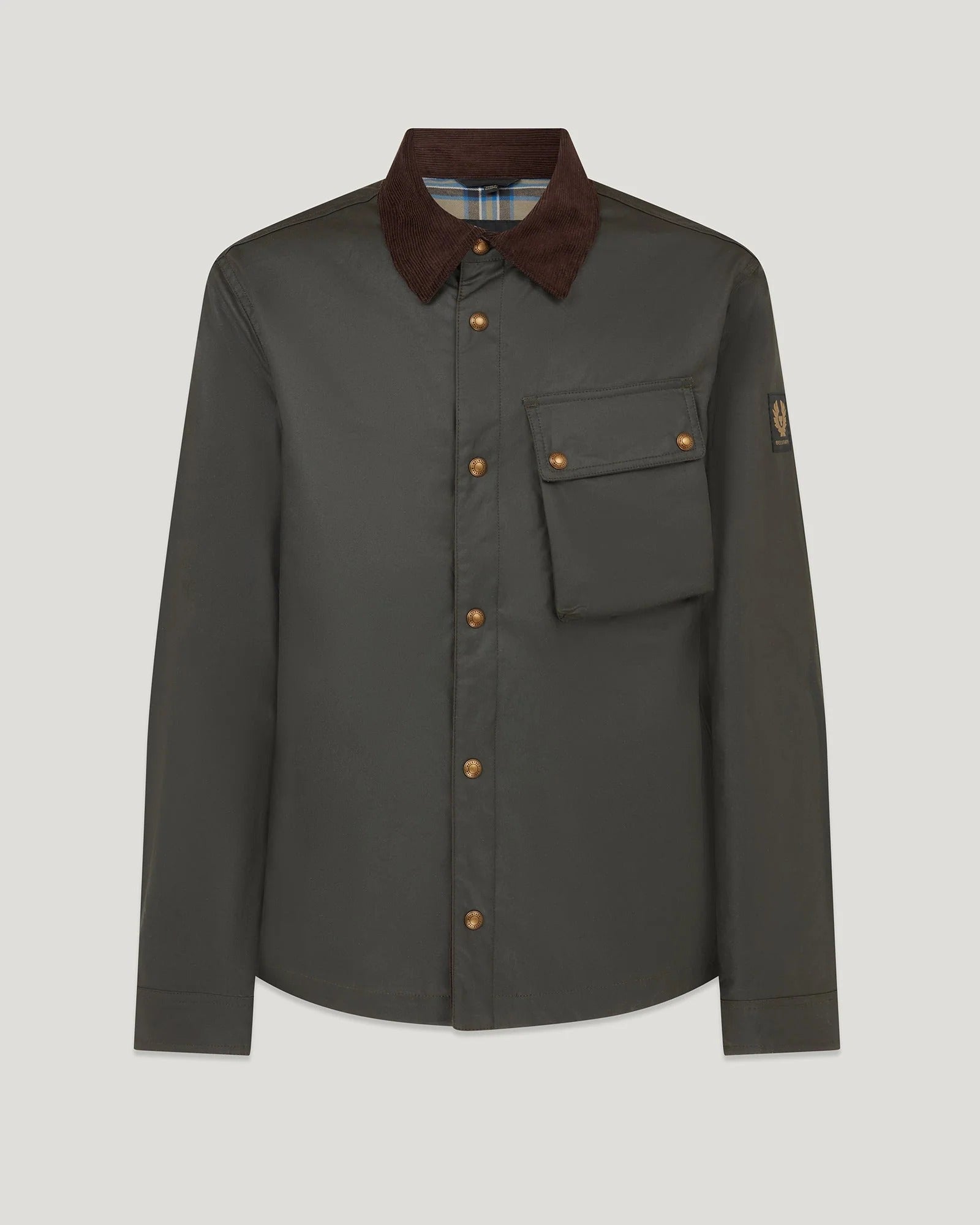 BELSTAFF GIACCA GROUND OLIVA BL105804 FDOLI BELSTAFF 