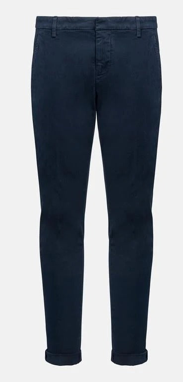 Pantaloni Gaubert slim in gabardina mano calda universe blue UP235-GSE043U-PTD 890 DONDUP 