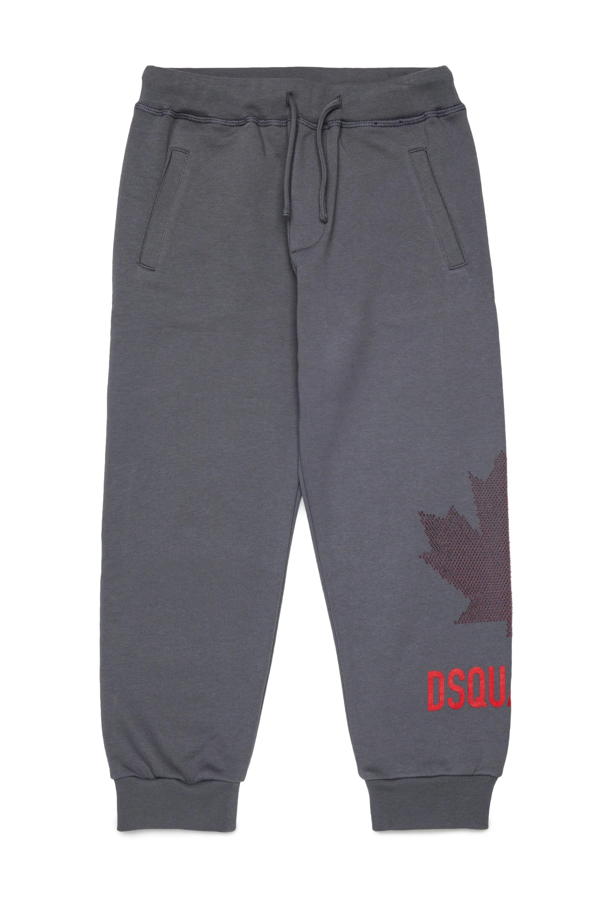 Pantaloni della tuta con logo grigio DQ3433-D0AJ6 DQ913 DSQUARED KID 