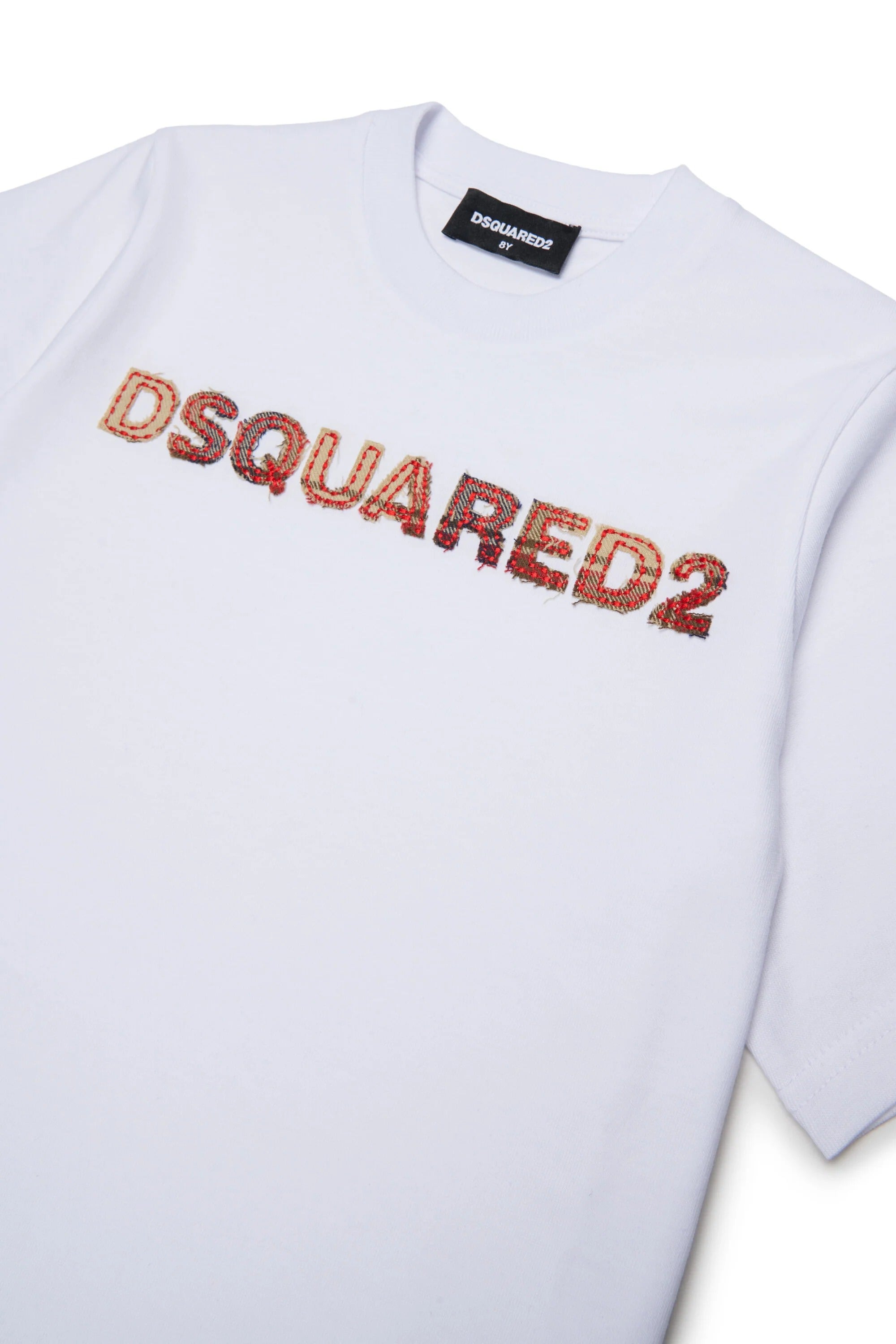 T-shirt con logo bianca DQ3560-D0AJ1 DQ100 DSQUARED KID 