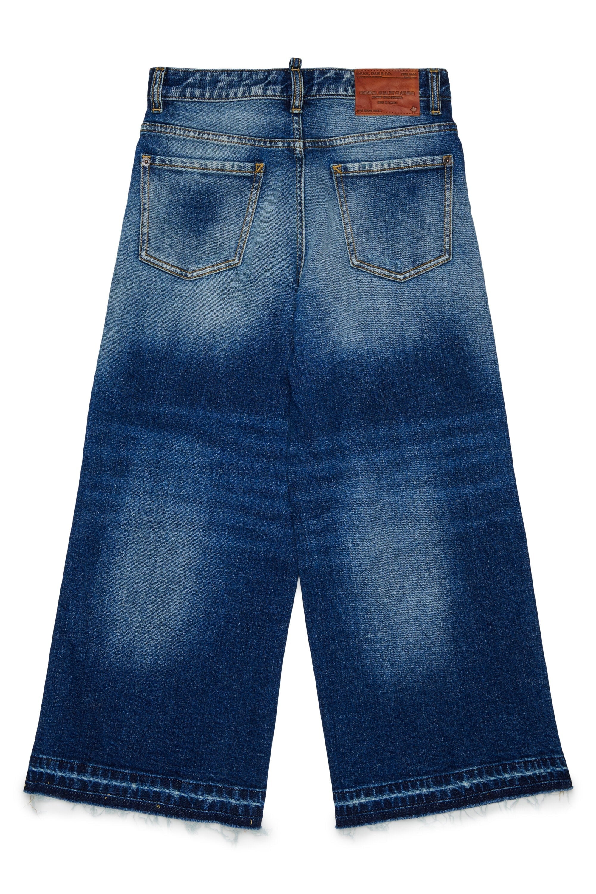 Jeans dalla vestibilità comoda, lavaggio blu medio - larghi DQ3577-D0AHR DQ01 DSQUARED KID 