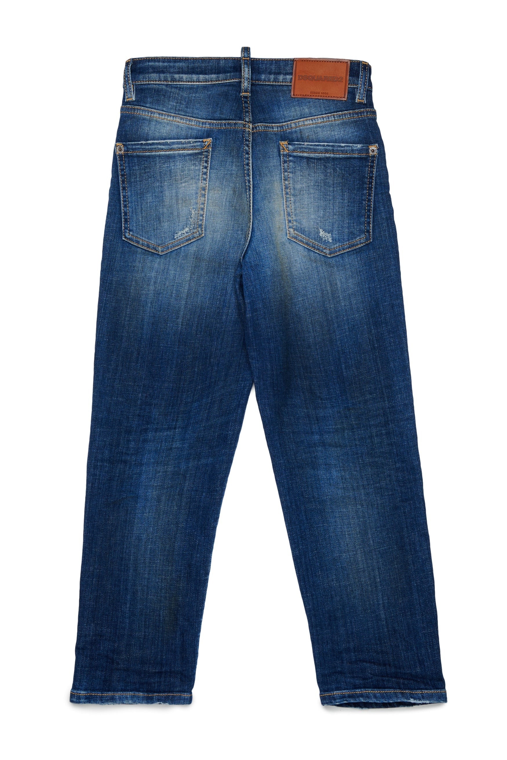 Jeans dalla vestibilità comoda, lavaggio azzurro chiaro - larghi DQ3578-D0AHW DQ01 DSQUARED KID 