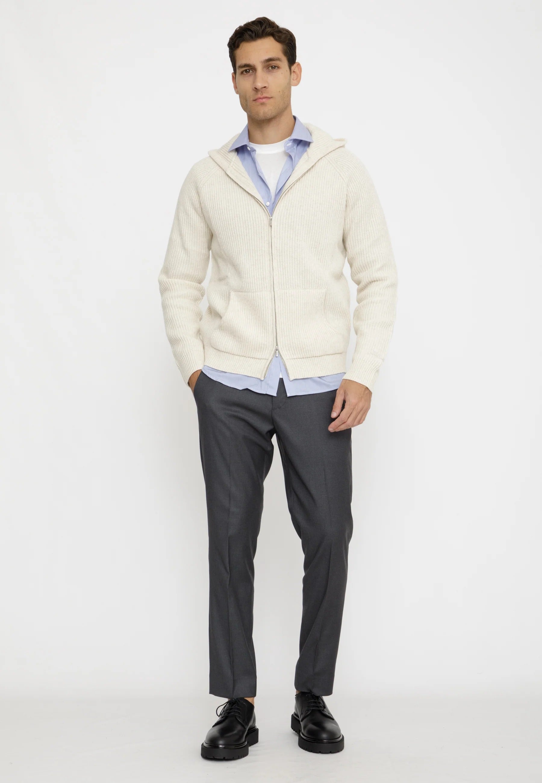 A278188/SENNA/2903 - Pantaloni - ENTRE AMIS medium grey A278188/SENNA/2903 3093 Entre amis 
