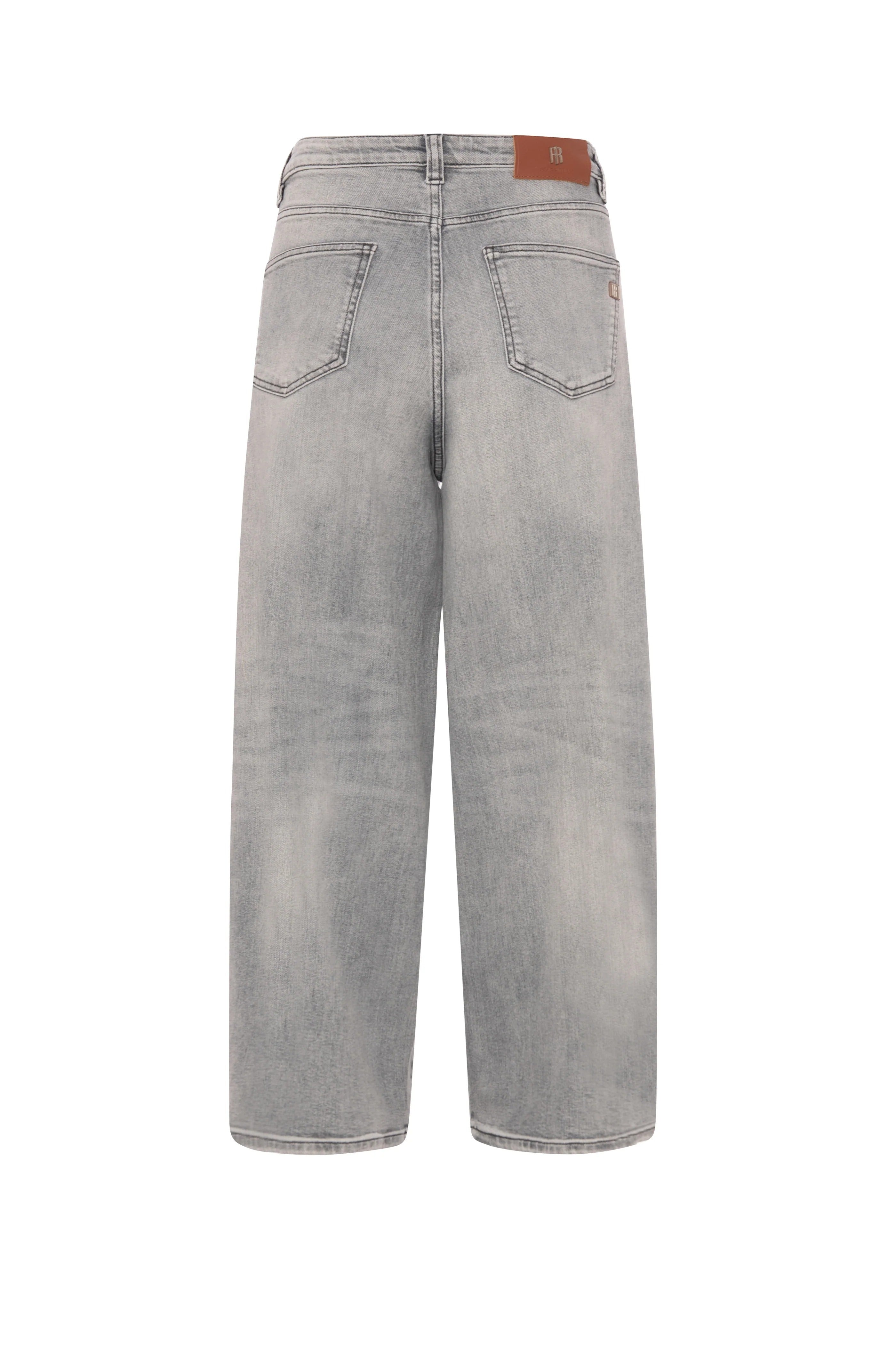 Fracomina Jeans carrot balloon in denim grigio con lavaggio chiaro FP26WVD006D45093 553 FRACOMINA 