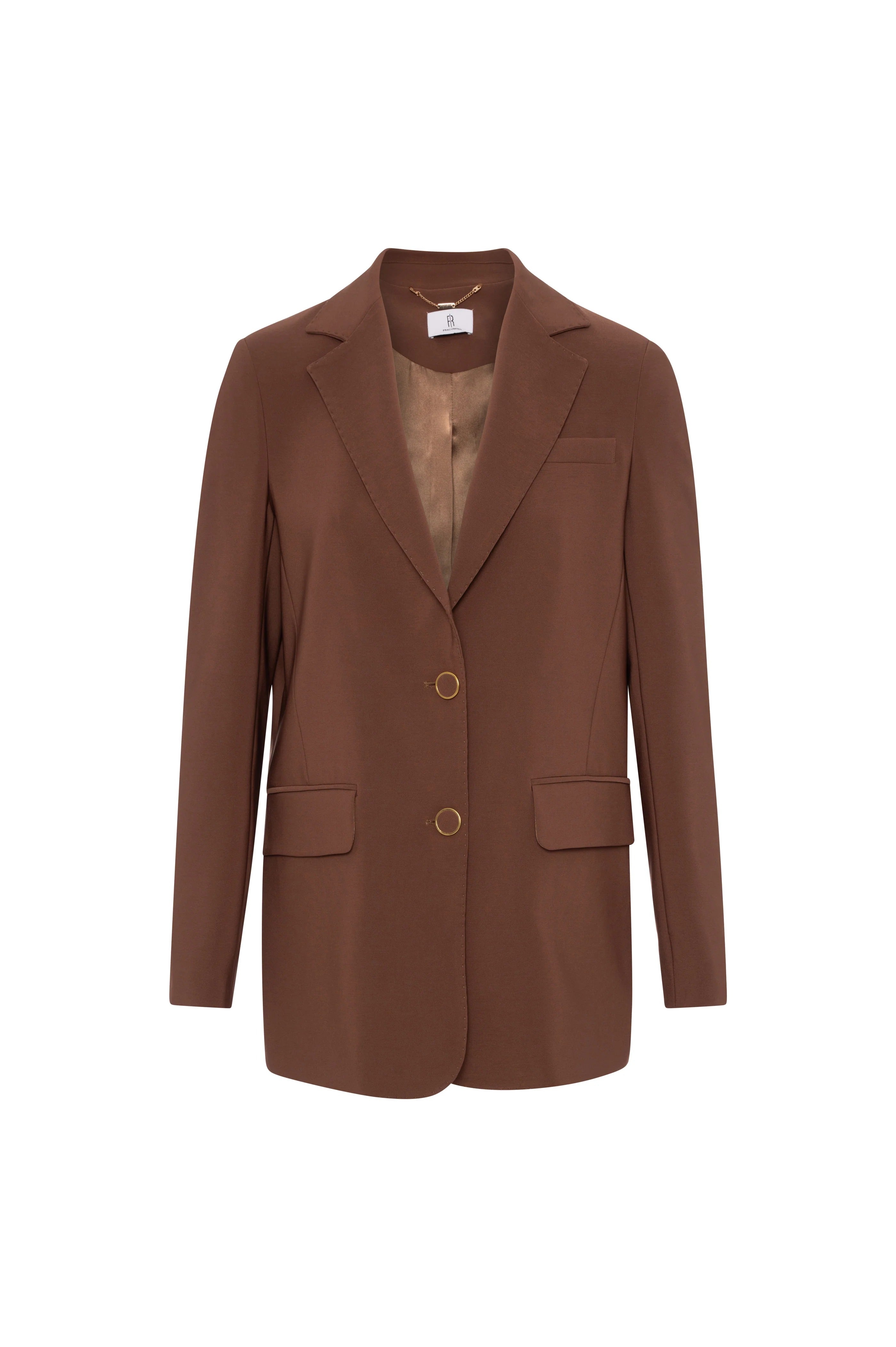 Fracomina Blazer over lungo monopetto Coffee FR26WJ3001W42901 I49 FRACOMINA 
