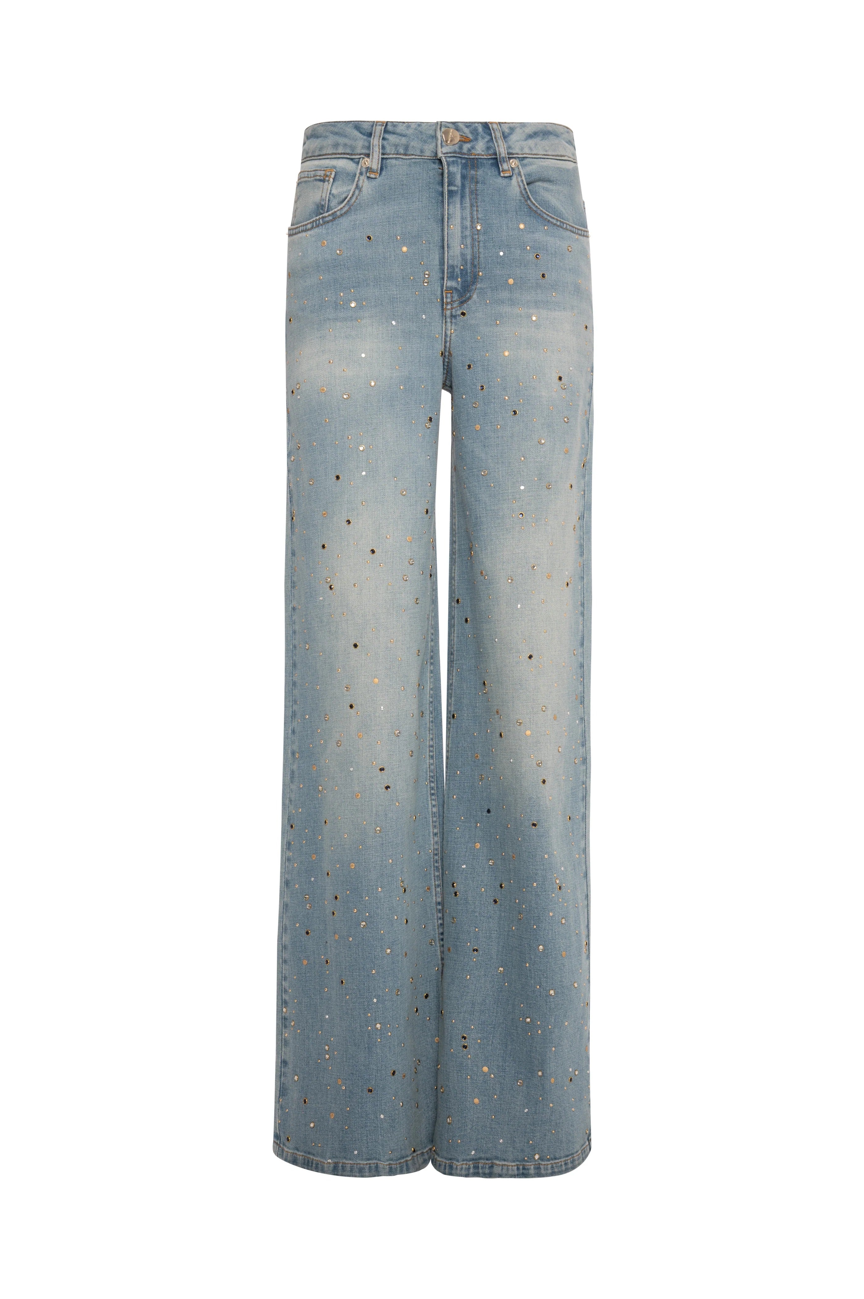 Fracomina Jeans flare in denim con lavaggio chiaro FR26WV3015D450R9 M59 FRACOMINA 