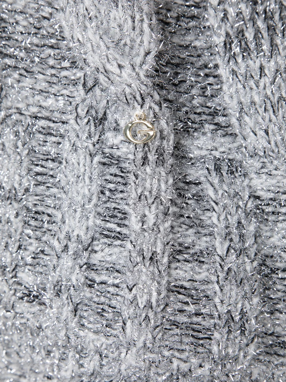 Gaelle Pullover smanicato con cappuccio con pendaglio logato sul davanti grigio GAABW11482-FRP0001 GR00 GAELLE 