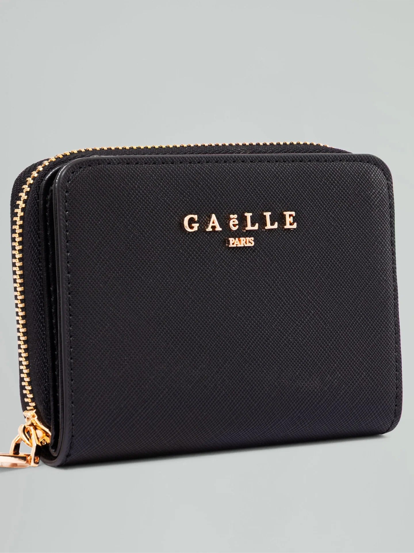Gaelle Mini ziparound essential saffianonero GAACW03310-XPU0004 NE01 GAELLE 