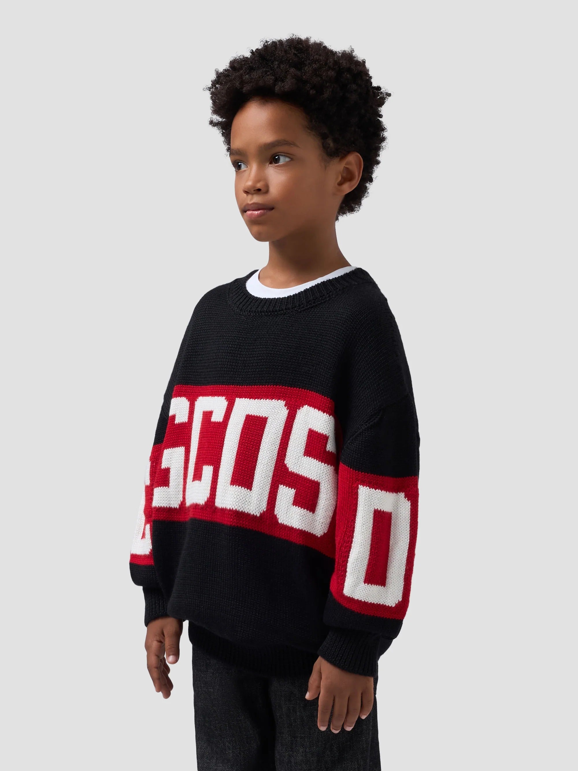 Maglione Girocollo in Maglia Z0UJQF621K347 999R GCDS 