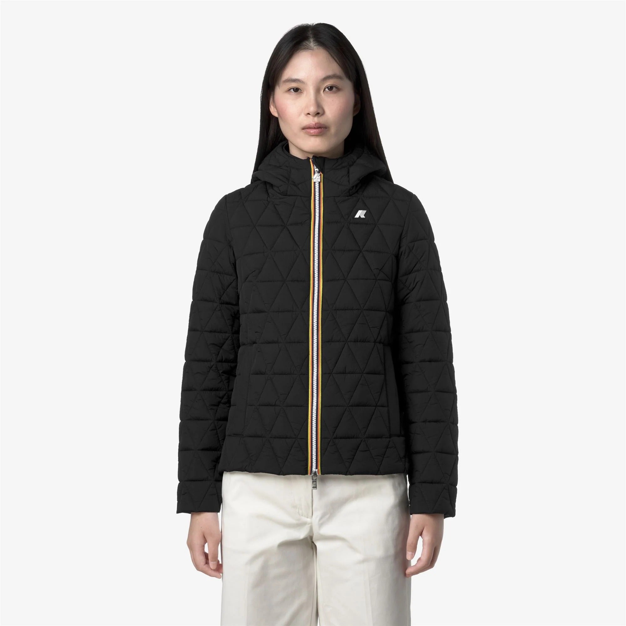 Giacca Lil Diamond Quilted Warm Black Pure K2136EW USY K-WAY 