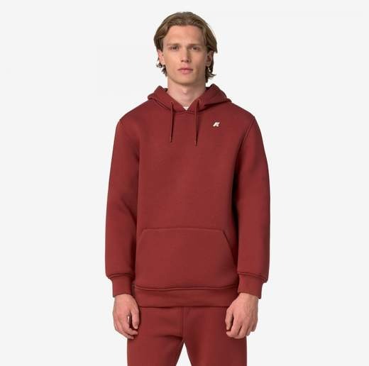 Felpa Bernie Spacer Red dk chili K2141EW XKQ K-WAY 