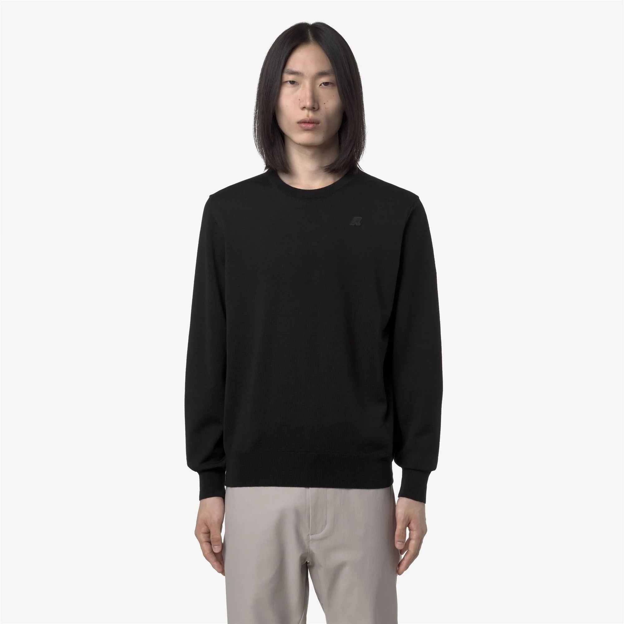 Maglione Sebastien Merino Black Pure K2142EW USY K-WAY 