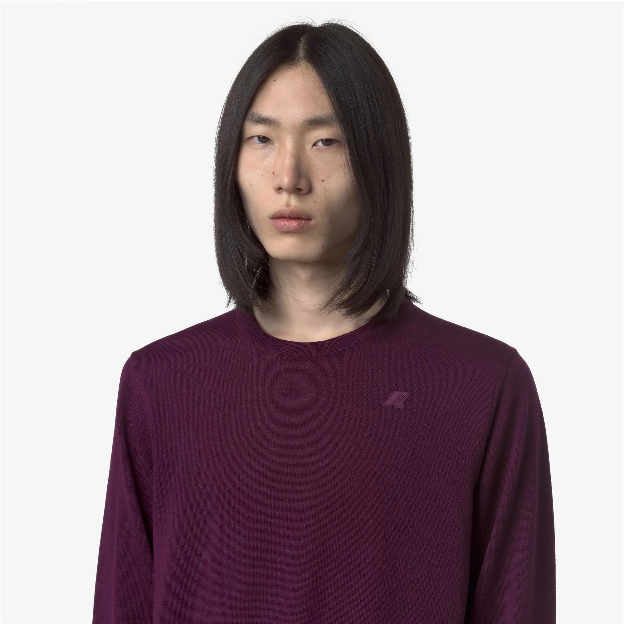 Maglione Sebastien Merino Wiolet Wine K2142EW XLH K-WAY 