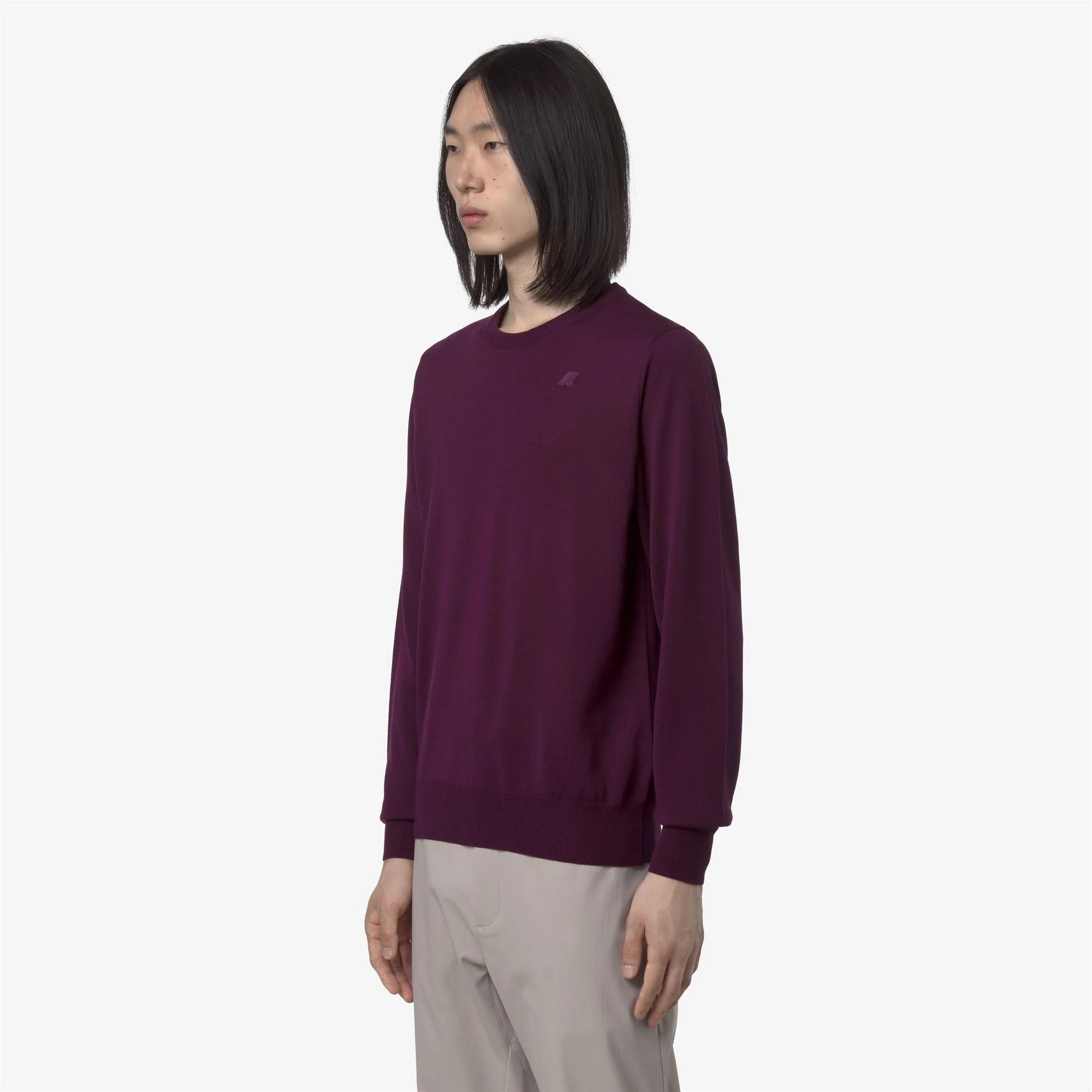 Maglione Sebastien Merino Wiolet Wine K2142EW XLH K-WAY 