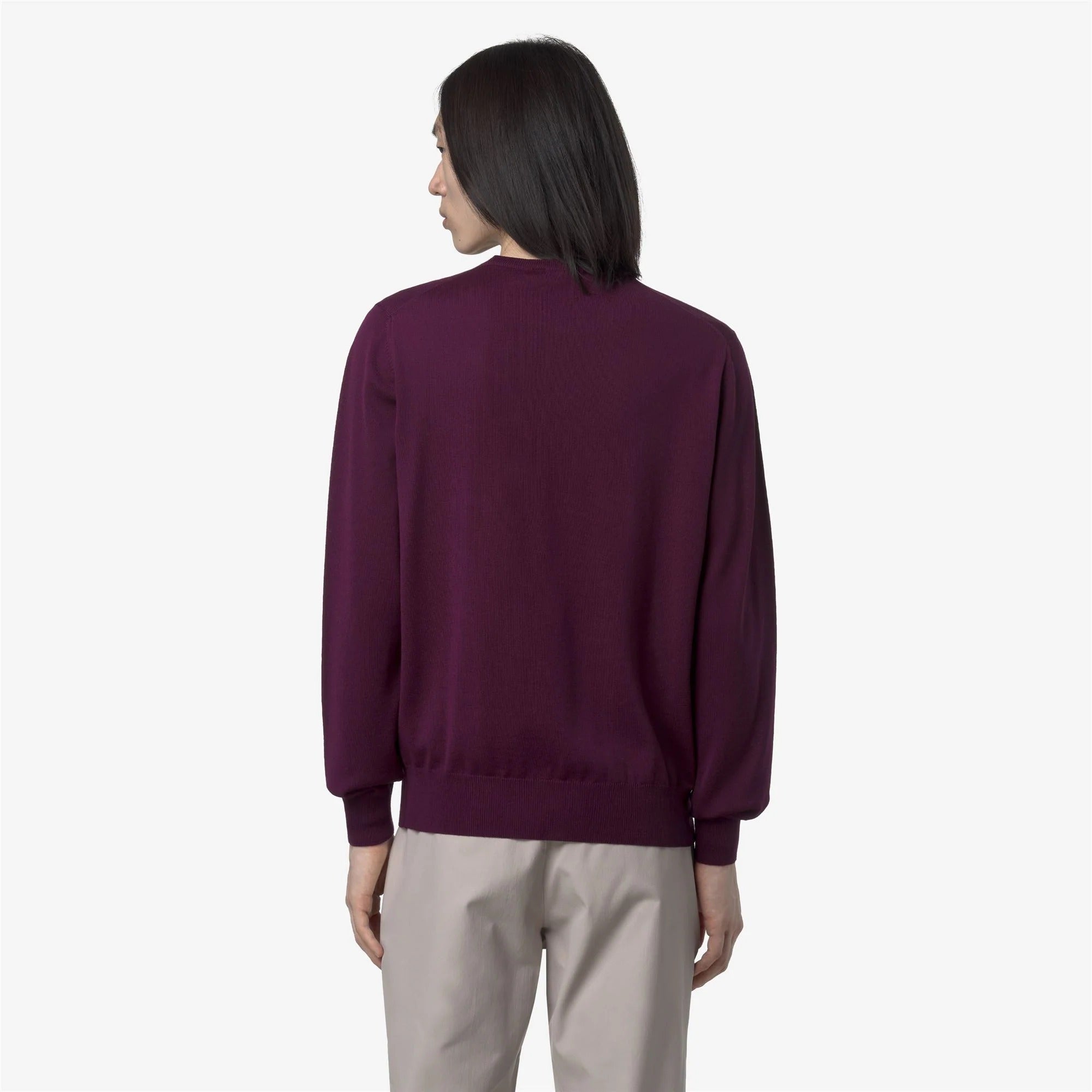 Maglione Sebastien Merino Wiolet Wine K2142EW XLH K-WAY 