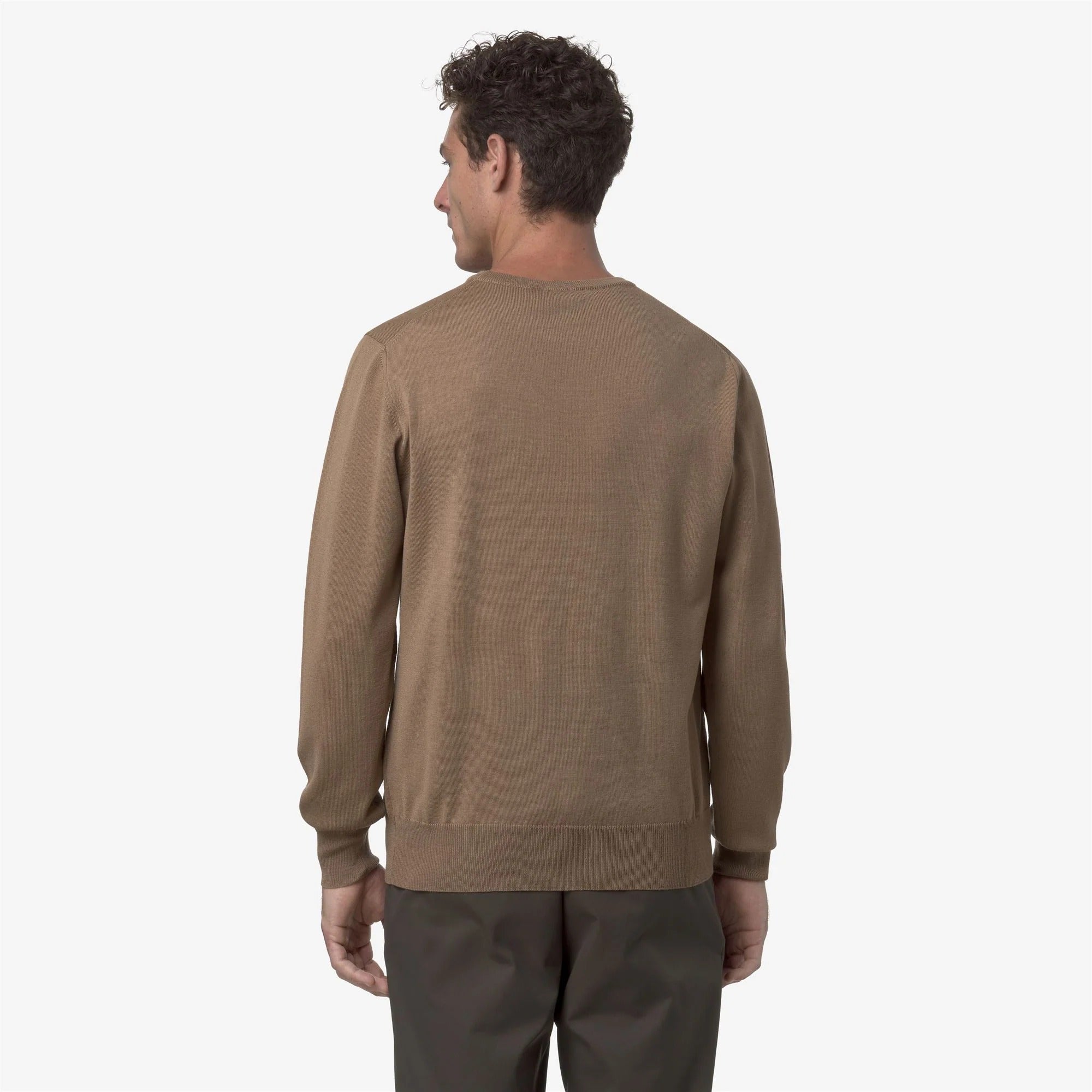 Maglione Sebastien Merino Brown cartouche K2142EW XZ3 K-WAY 
