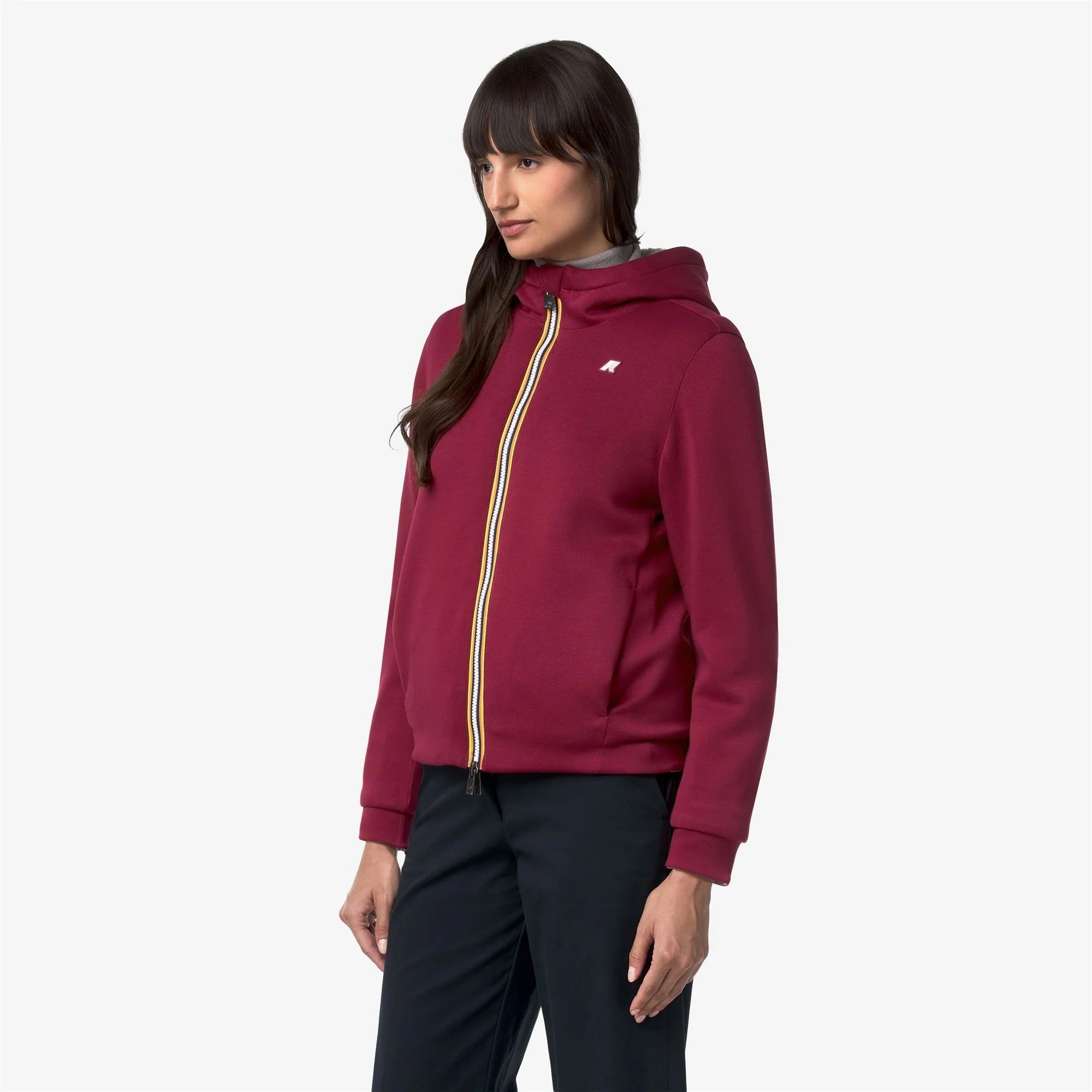 Felpa Deva Light Spacer Fur Double Red Dk K31452W D0Z K-WAY 